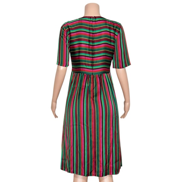 SÉZANE Leona Midi Dress, Multicolor Stripe, FR38/US6 - Picture 10 of 11